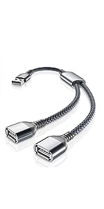 USB Splitter Y Cable