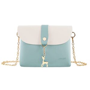 AISPARKY Small Cross Body Bag for Girls PU Leather Shoulder Handbag Cross Body Purse Gifts for Teens Girls