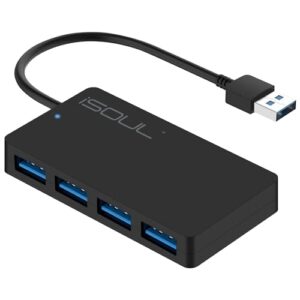 iSOUL 4-Port USB 3.0 Hub for Laptop