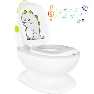 Hibtn Toddler Potty Training Toilet with Flush Sound