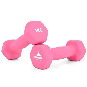 JUNGLE STONE Dumbbells Set of 2 for Home Gym Exercise