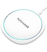 NANAMI Wireless Charger - Qi Fast Charging Stand for iPhone 14 13 13 Pro Max 12 11 SE2 XS XR X 8 ...