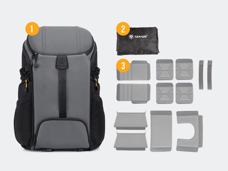 TARION Camera Backpack Waterproof Camera Rucksack Camera Bag Backpack Large Photography Backpack