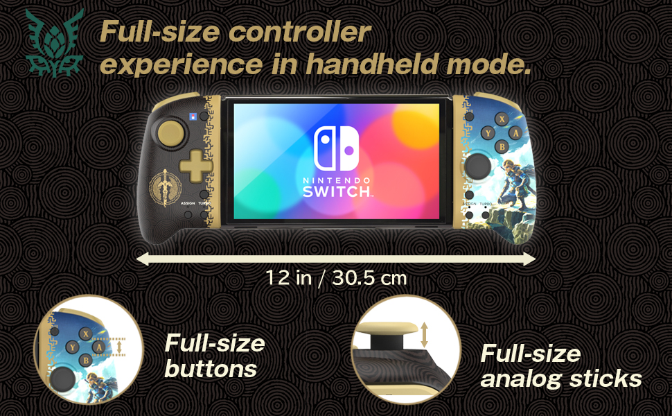 Zelda Split Pad Pro HORI Nintendo Switch Tears of the Kingdom TOTK