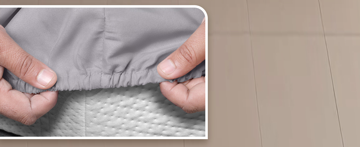 FITTED SHEET 25 CM GREY