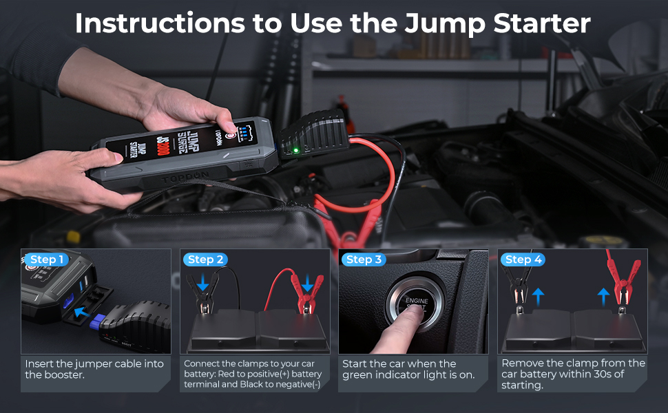 Car Battery Charger Jump Starter Battery Jump Starter