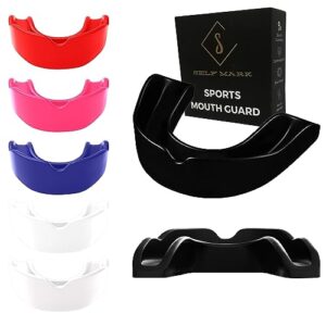S Self Mark Gum Shield Mouthguard Slim Fit Adults and Junior for Boxing