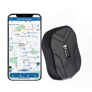 Winnes TK905 Strong Magnet GPS Tracker Car no Subscription Car Safety Alarm GPS Tracker with Phone APP 3 Months Standby Rechargeable Car Tracker Anti Theft Tracking Device for Car Truck