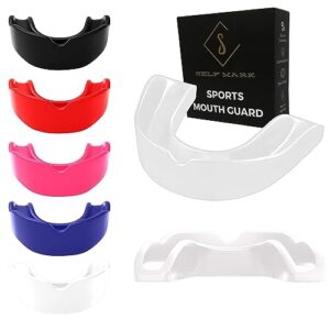 S Self Mark Gum Shield Mouthguard Slim Fit Adults and Junior for Boxing