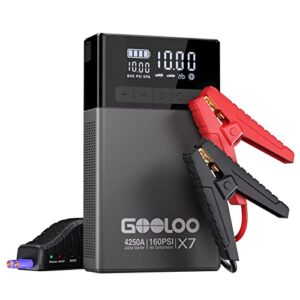 GOOLOO X7 Jump Starter with Air Compressor
