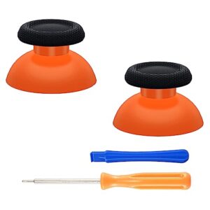 eXtremeRate Orange & Black Replacement Thumbsticks for PS5 Controller