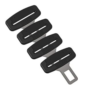 Car Seat Belt Lock Buckle - 4pcs Seat Belt Clips