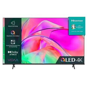 Hisense 50 Inch QLED Smart TV 50E77KQTUK - Quantum Dot Colour