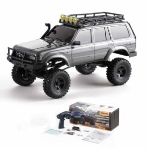 WOWRC FMS RC Crawler Toyota Cruiser LC80 FCX18-1/18 Offroad Trucks 4X4 RC Rock Crawler with 2.4Ghz Transmission