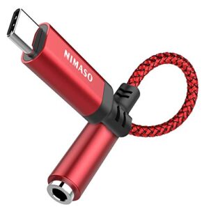 NIMASO USB C to 3.5 mm Jack Adapter