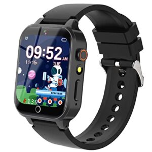 Kids Smart Watch Boys Girls - Smart Watch for Kids Smartwatch HD Touchscreen Camera 26 Games Music Player Video Alarm Step Counter