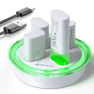 Powerextra Xbox Controller Battery with Fast Charger Station