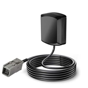 Maswell GPS Active Antenna GT5 Vehicle GPS Navigation Waterproof Aerial Magnet Mount with 9.8 ft RG174 Cable for Ford VW Benz BMW Vauxhall Audi Toyota Chevy Chevrolet Volkswagen Truck SUV