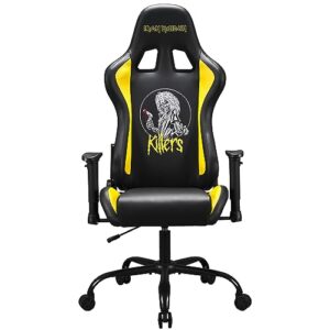 Iron Maiden - Official Ergonomic Gamer Chair Adjustable Back and Armrests - Officially licensed adult gaming chai
