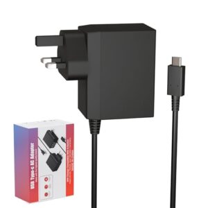 BIUBOTY 15V 2.6A PD Charger for Nintendo Switch