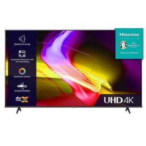 Hisense 50 Inch UHD VIDAA Smart TV 50E6KTUK - Dolby Vision