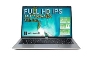 Fusion5 13th Gen 14.1" Full HD Windows 11 Laptop - 512GB M.2 SSD Storage