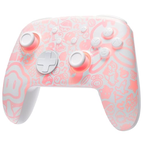 PALPOW [Luminous Pattern] Firefly Switch Pro Controller Wireless Compatible with Nintendo Switch/OLED/Lite