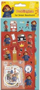Paper Projects 01.70.31.024 Paddington Bear Adventures Assorted Pack | Includes 3 Types of Stickers | Perfect for Decoration and Scrapbooking