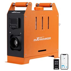 maXpeedingrods 5KW 12V Diesel Heater with App Remote Control Super Quiet Running and All In One Style Easy to Carry for Car Trucks Caravans or Motorhomes