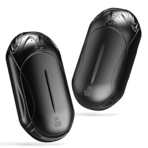 2-Pack Hand Warmer Rechargeable 6000mAh OUTJUT Portable Pocket Warmer 3 Heating Modes USB Electric Split Rechargeable Hand Warmer Suitable for Outdoor Sports