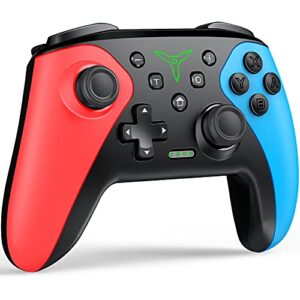 HASACOOL Switch Controllers - Switch Pro Controller for Nintendo Switch/Lite/OLED - Wireless Switch Controller Gamepad with Macro/Turbo/Wake Function/Dual Vibration/Precise Control/15H Playtime