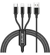 AVIWIS Micro USB Cable [3Pack 2m] Nylon Braided Android Charger Fast USB Charging Cable Compatibl...