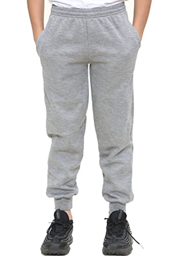 KHIM Jogging Trouser Tracksuit Bottom Pant Kids Unisex Girls Boys Activewea