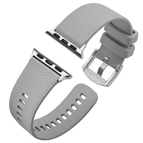 Anbeer Silicone Strap Compatible with Apple Watch Strap 38mm 40mm 41mm 42mm 44mm 45mm 49mm