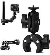 HSU Aluminum Bicycle Handlebar Mount Compatible for Gopro Hero 11/10/9/8/7/6/5/4/3 and Other Acti...