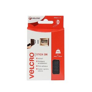 VELCRO® Brand | Stick On Tape | Cut-to-Length Strong Hook & Loop Self Adhesive Sticky Tape Perfect for Room Décor & Home