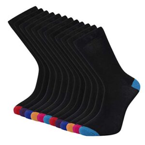 Cob Stallion- Black Socks for Men in Heel and Toe Style