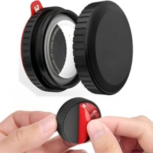 Waterproof Adhesive AirTag Holder for Apple AirTags - AirTag Case with Adhesive Sticker Mount - Dustproof