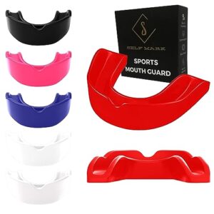 S Self Mark Gum Shield Mouthguard Slim Fit Adults and Junior for Boxing