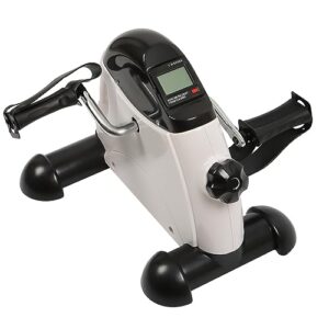Mini Exercise Bike Pedal Exerciser Leg Arm Training Bike with LCD Display