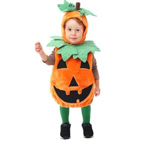 Spooktacular Creations Baby Pumpkin Costume Deluxe Set for Toddler/Infant Halloween Party Dress Up