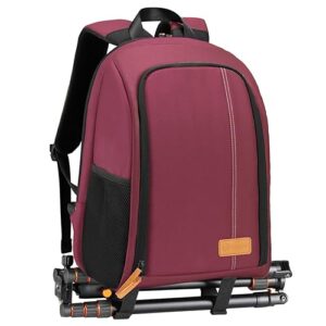 TARION Camera Backpack SLR Photo Backpack Waterproof Lightweight and Compact Small DSLR Backpack with 15 Inch Laptop Compartment and Rain Cover