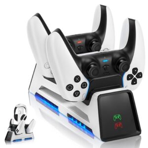 zerotop PS5 Charging Station Compatible with PS5 Controller/Edge Controller