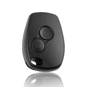 Remote Control Pilot Fob Car Key Shell Case Cover Replacement for Renault Dacia Nissan Opel compatible with Clio Twingo Master Kangoo Dokker Duster Lodgy Logan Sandero Movano Vivaro - 2 Buttons