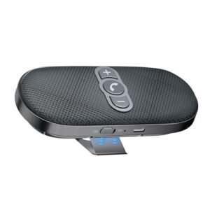 Car Hands Free Kit Bluetooth: SUNITEC Hands Free Car Phone Kit Bluetooth 5.1-6W Speaker - Siri Google Assistant Supported - AUTO Power ON - Support Siri Assistant - Voice Guidance - with Visor Clip