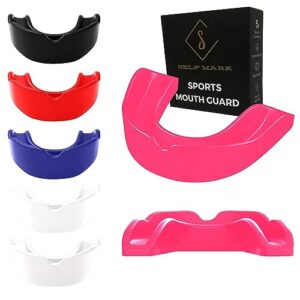 S Self Mark Gum Shield Mouthguard Slim Fit Adults and Junior for Boxing