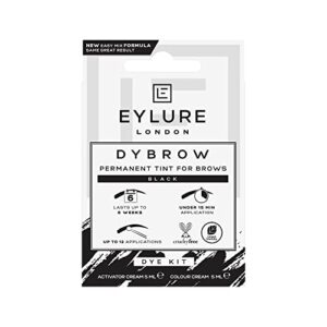 Eylure DYBROW Eyebrow Dye Kit - Black (Packaging may vary)