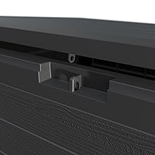 Outdoor Storage Box, Small Garden Storage Box, Waterproof Garden Storage Box, Lockable Storage Box,