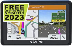 NAVPAL SAT NAV (7 INCH) UK EUROPE EDITION 2023 (FREE Lifetime Updates) GPS Navigation for Car Truck Motorhome Caravan