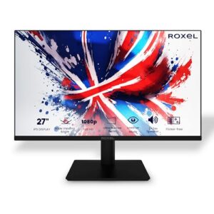 Roxel 27 INCH IPS FHD Monitor Borderless Design Computer Monitor